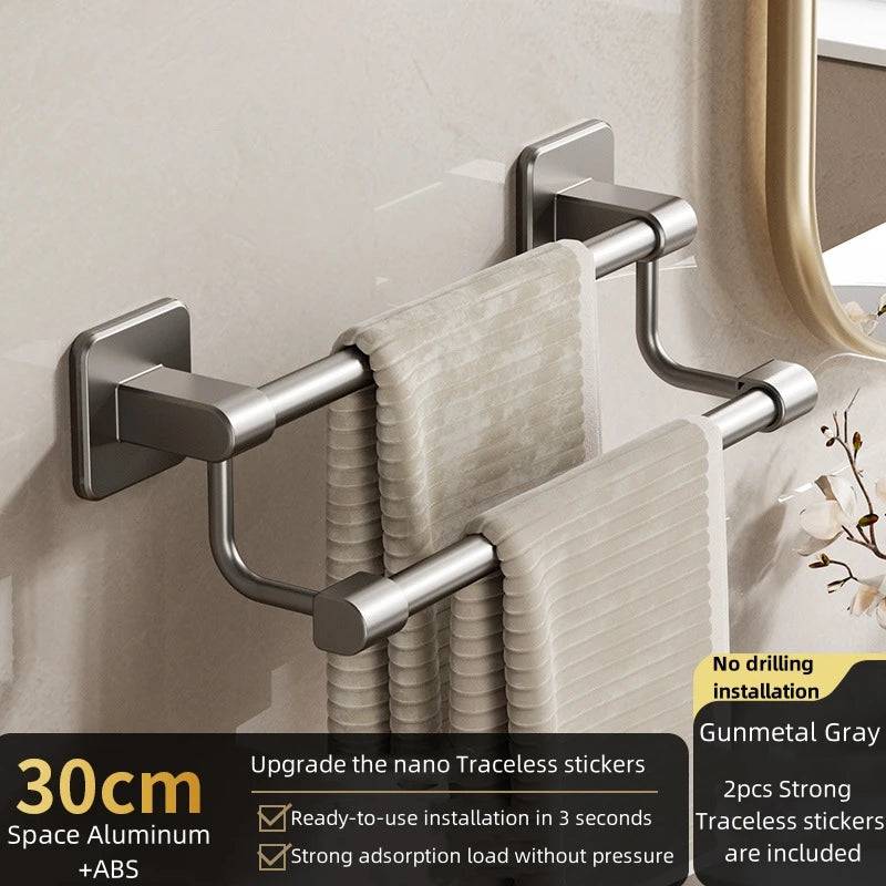 Sleek Space Aluminium Towel Rack