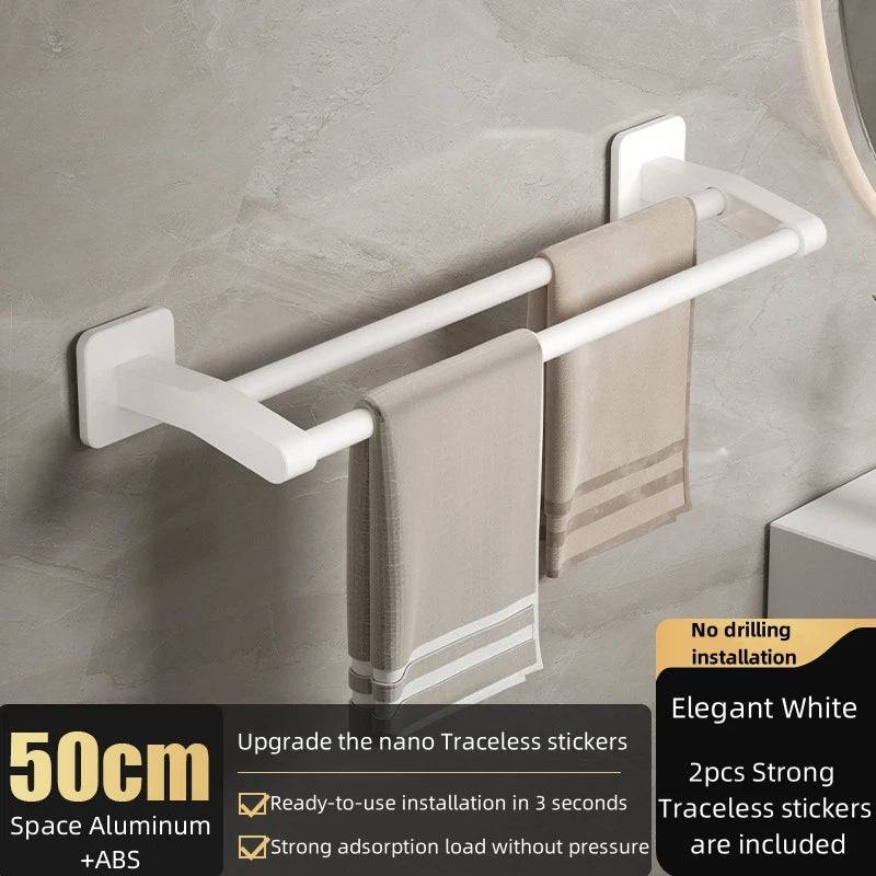 Sleek Space Aluminium Towel Rack