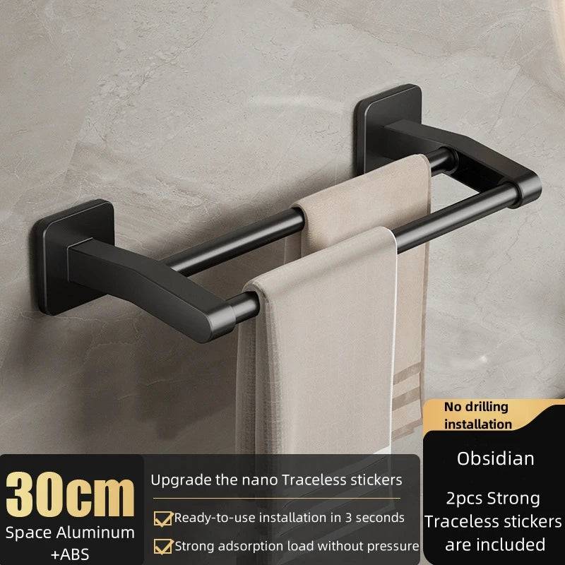 Sleek Space Aluminium Towel Rack