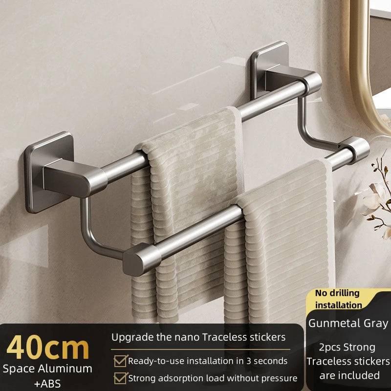 Sleek Space Aluminium Towel Rack