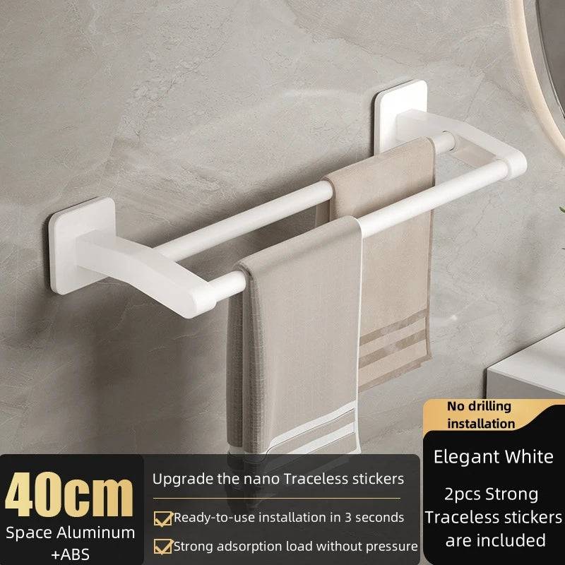 Sleek Space Aluminium Towel Rack
