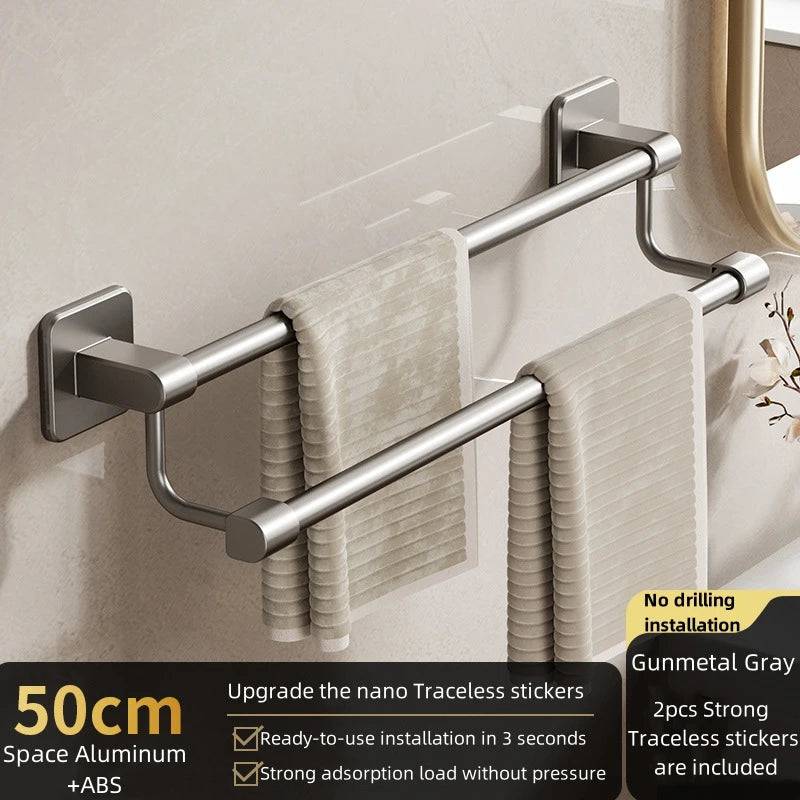 Sleek Space Aluminium Towel Rack