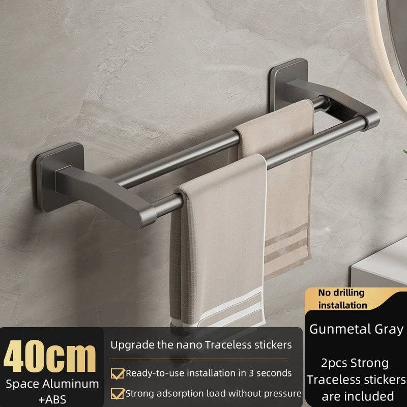 Sleek Space Aluminium Towel Rack