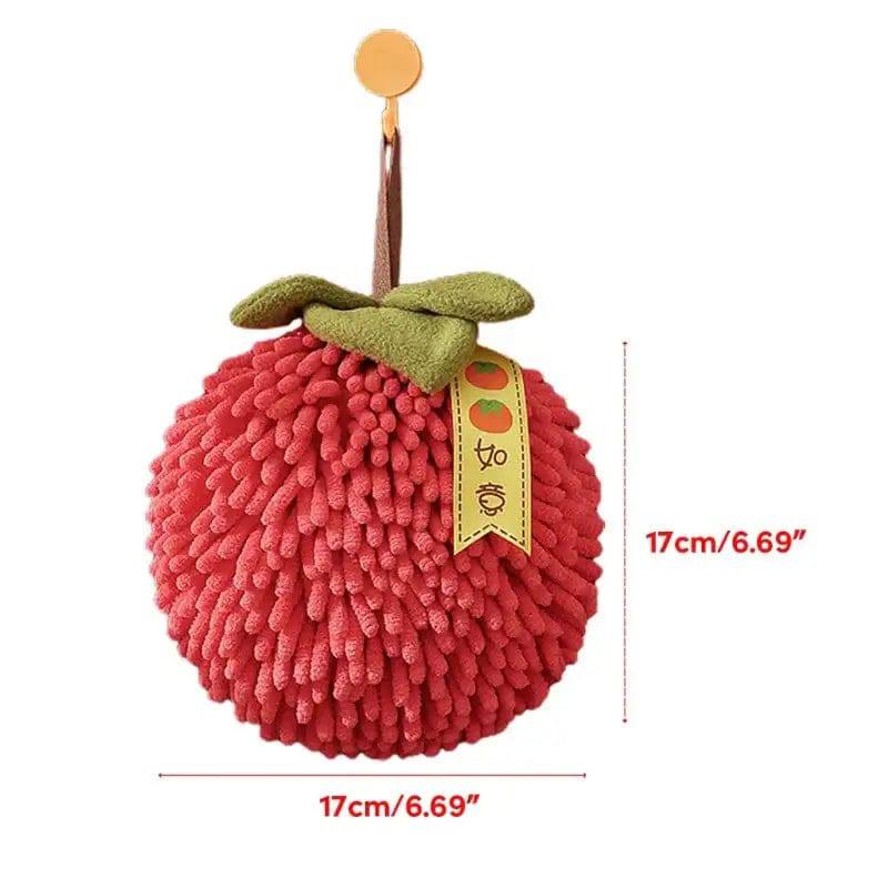 Chenille Hand Towel with Hanging Loop