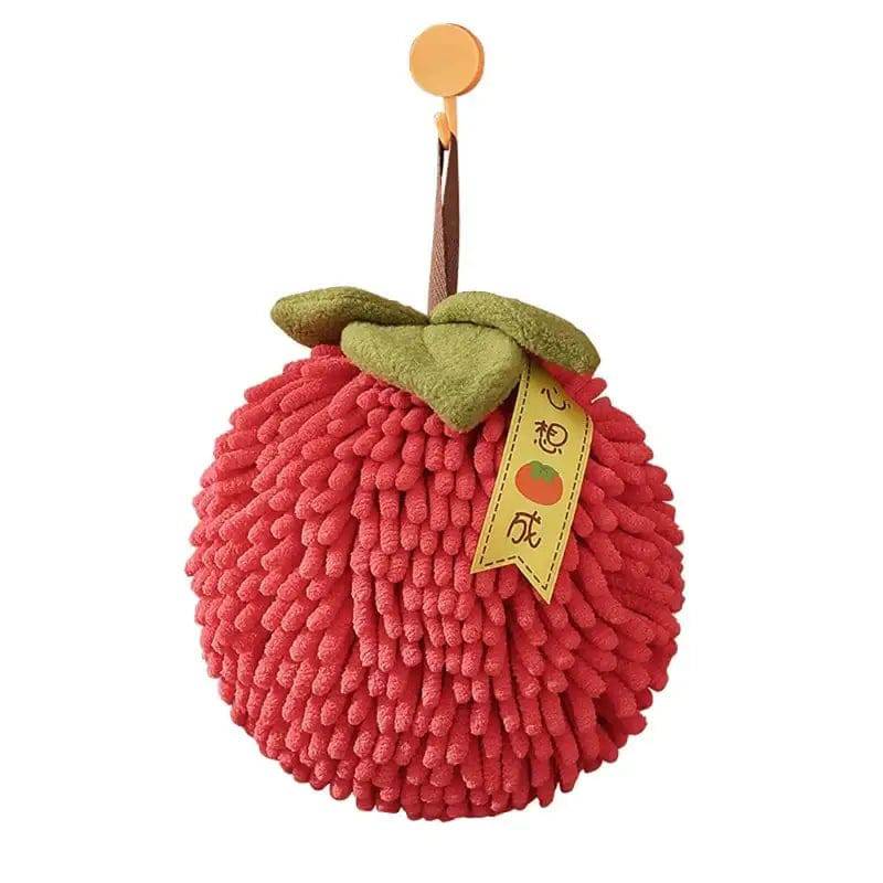 Chenille Hand Towel with Hanging Loop