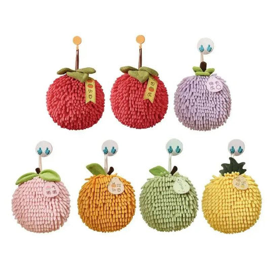 Chenille Hand Towel with Hanging Loop