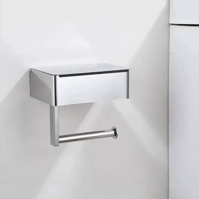 Wall-Mounted Stainless Steel Bathroom Paper Holder