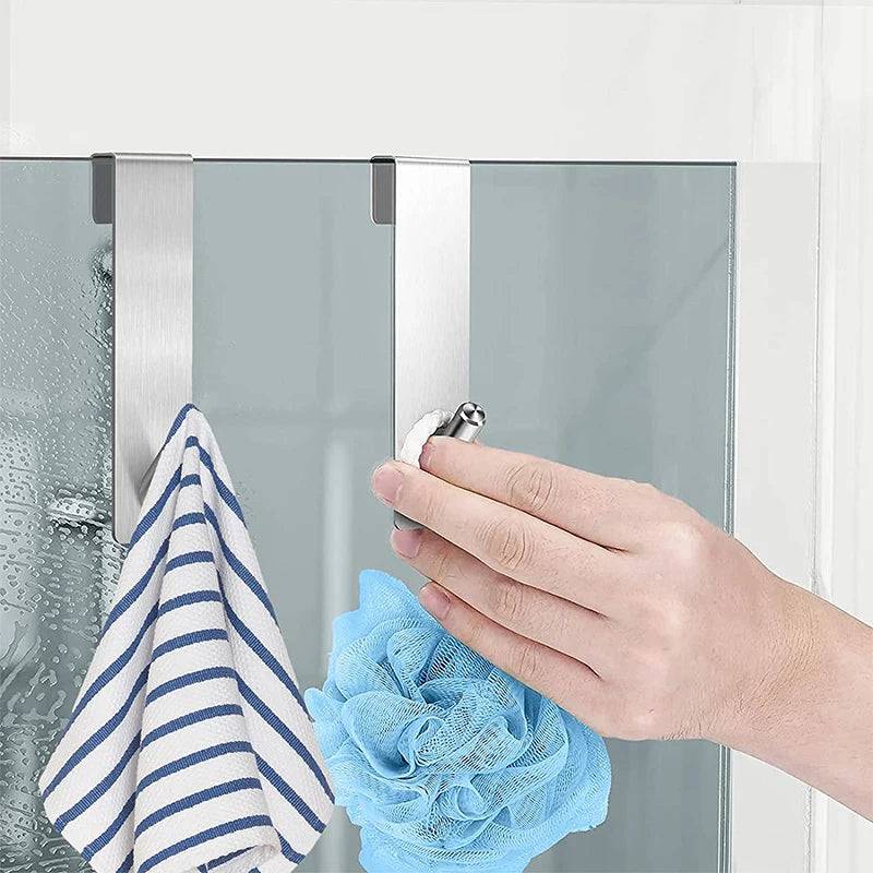 S-Shape Stainless Steel Shower Towel Rack