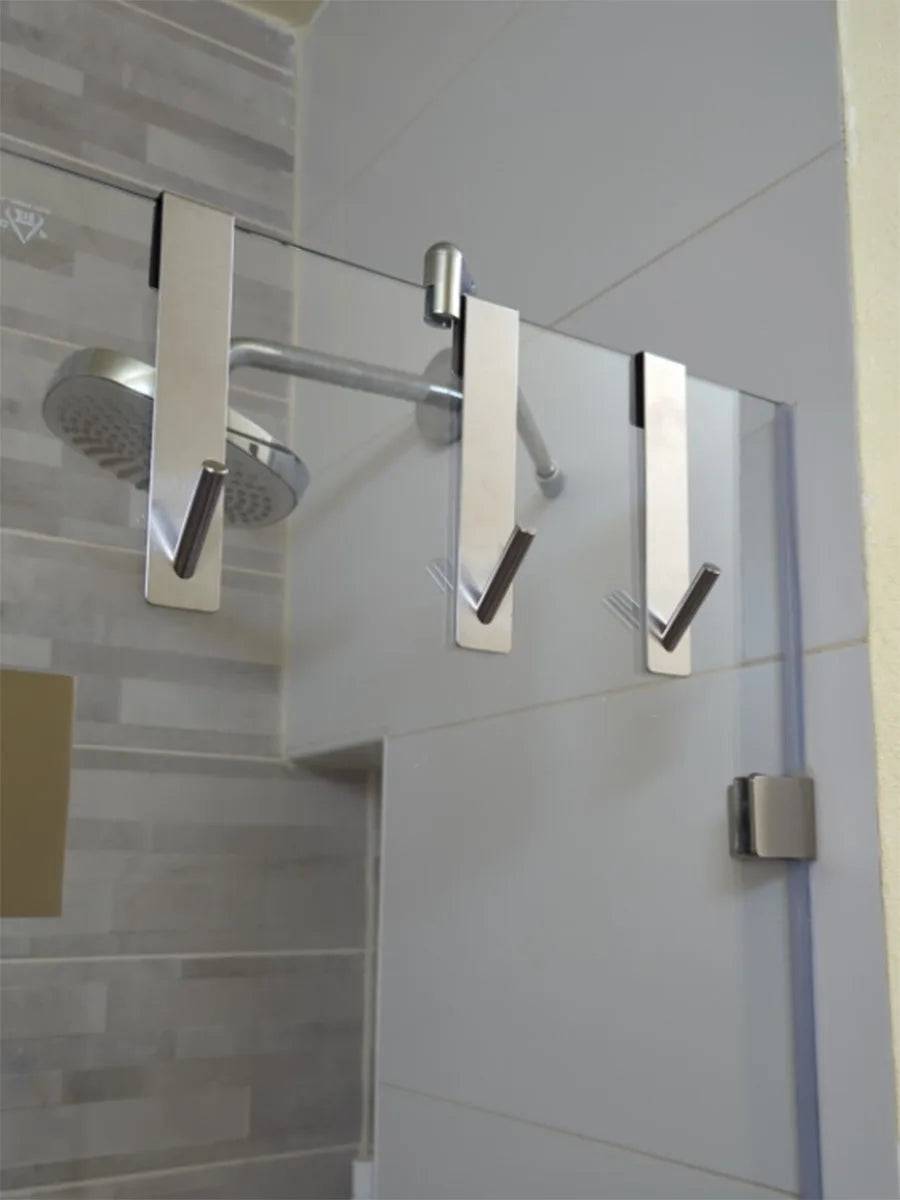 S-Shape Stainless Steel Shower Towel Rack