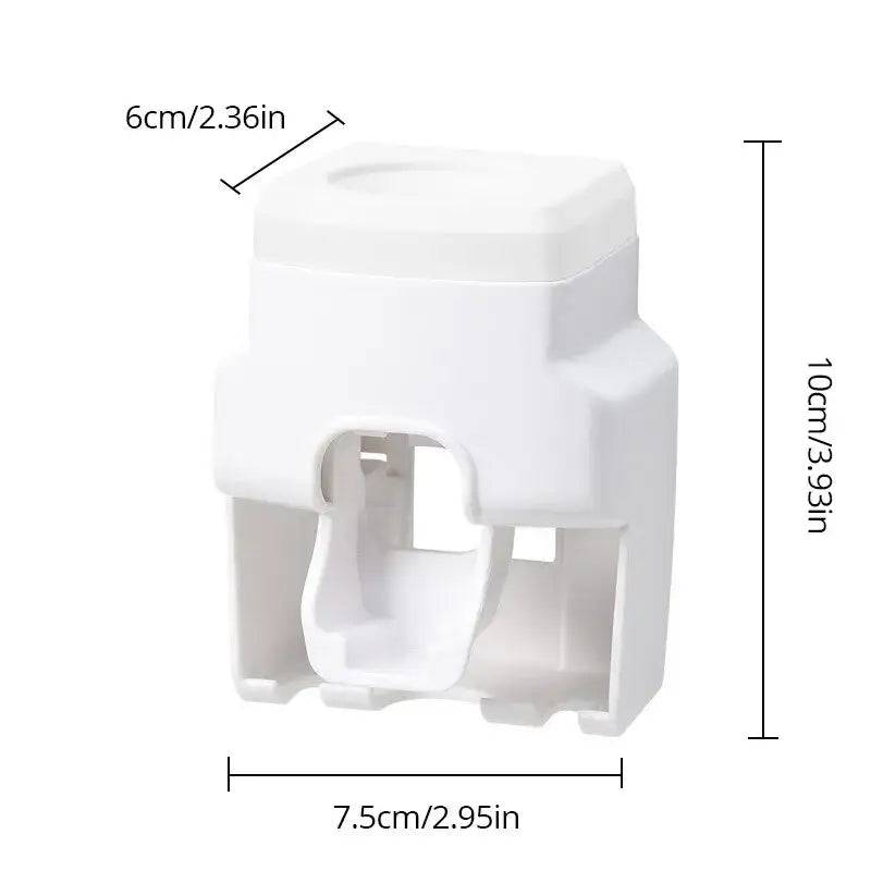 Automatic Toothpaste Dispenser with Toothbrush Holder
