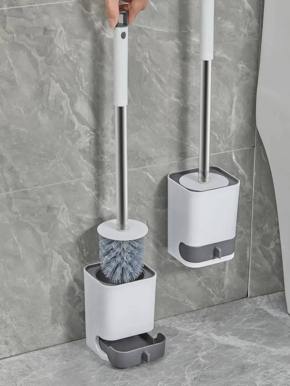 Punch-Free Wall-Mounted Toilet Brush