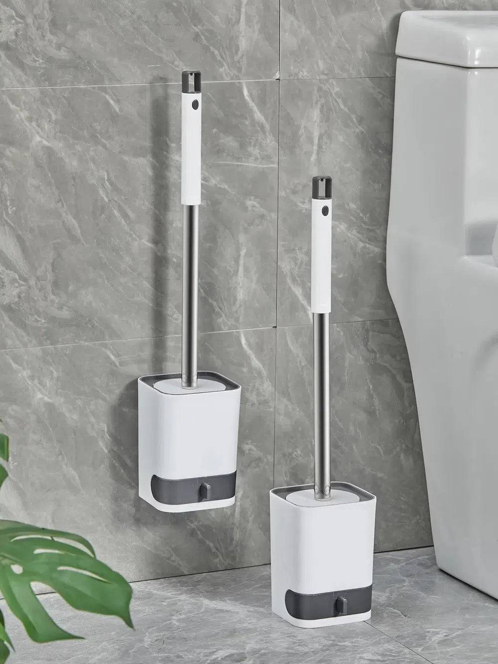 Punch-Free Wall-Mounted Toilet Brush