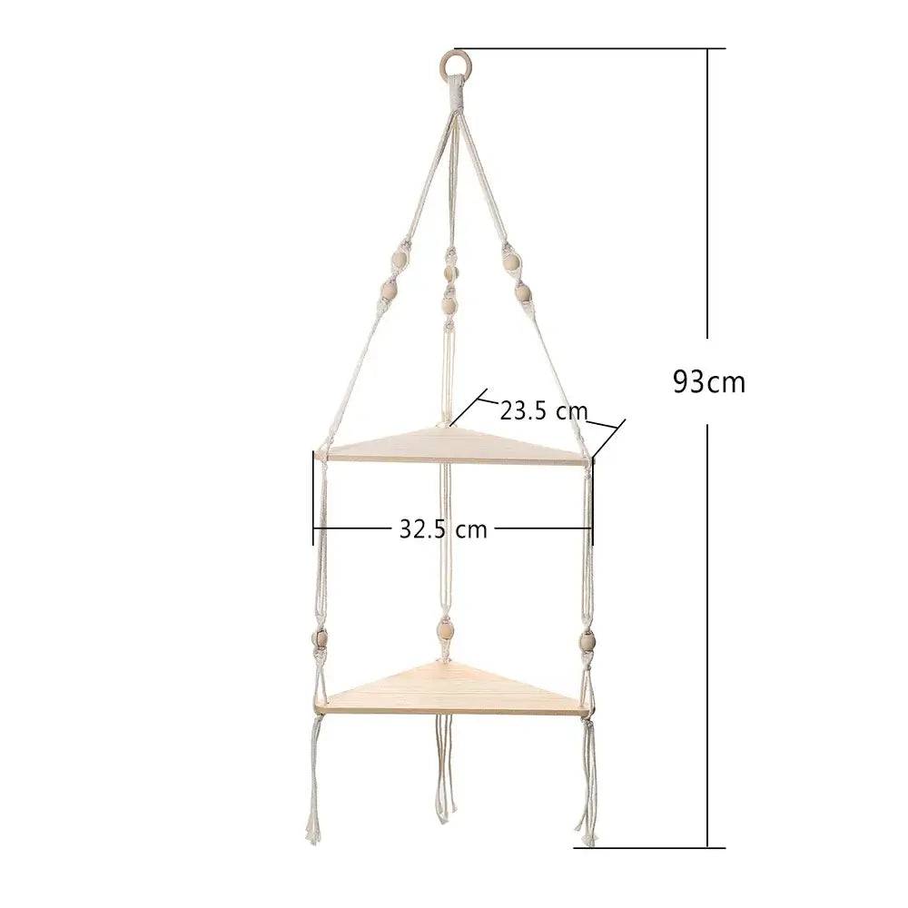 Boho Floating Wall Shelf