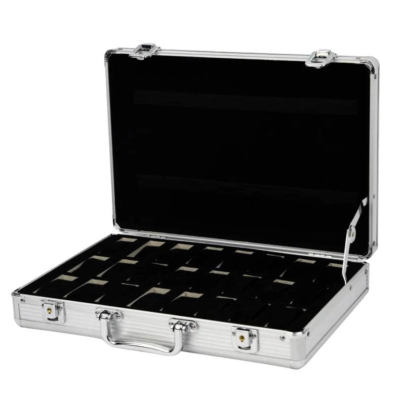 Stylish Aluminium 12-Slot Watch Display