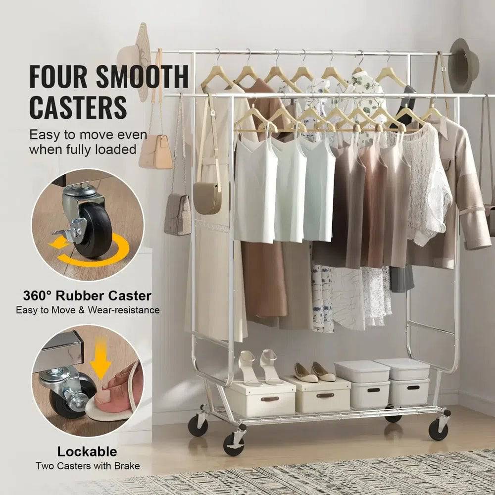 Heavy Duty Rolling Garment Rack