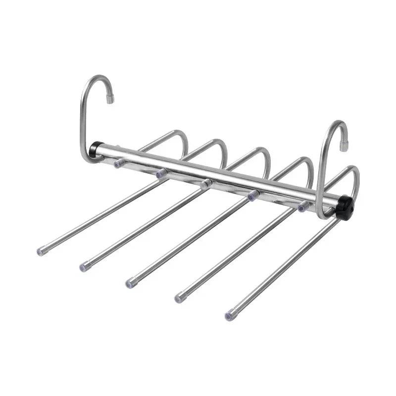 Wall-Mounted Folding Clothes Rack