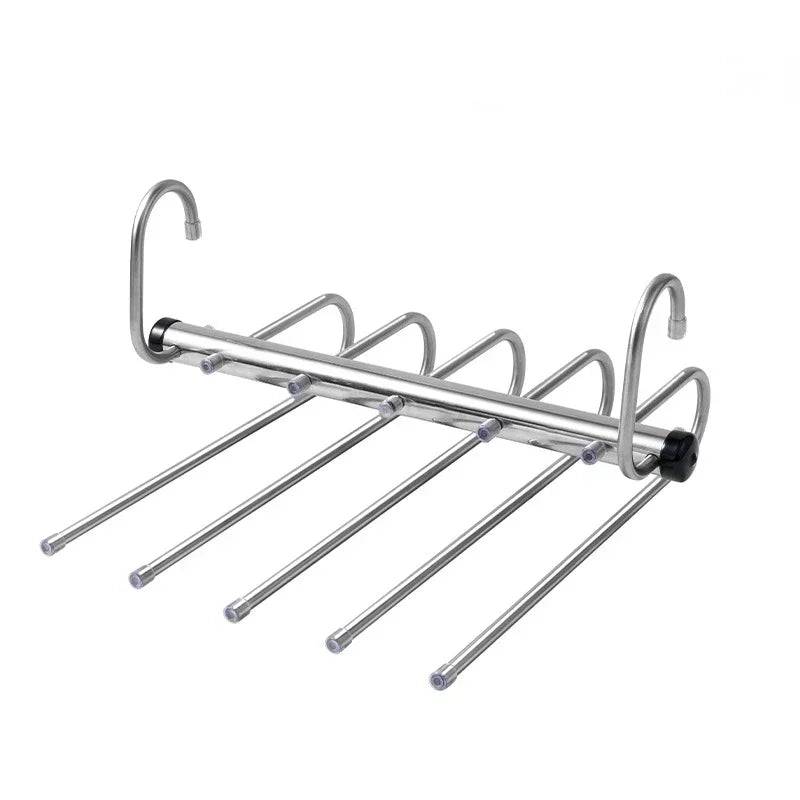 Wall-Mounted Folding Clothes Rack