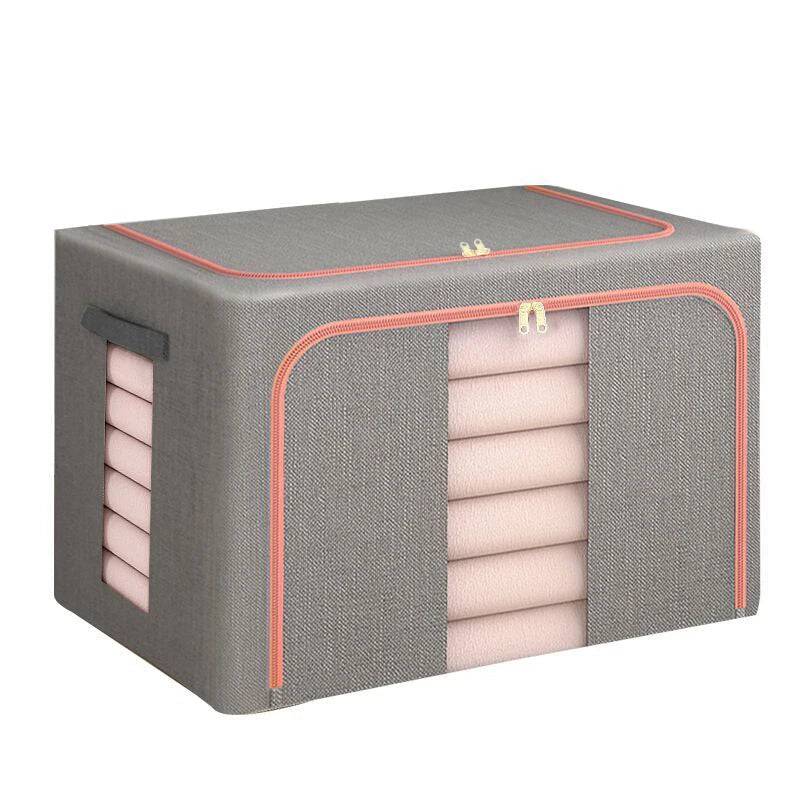 Cotton Flax Large Clothes Storage Organiser Box