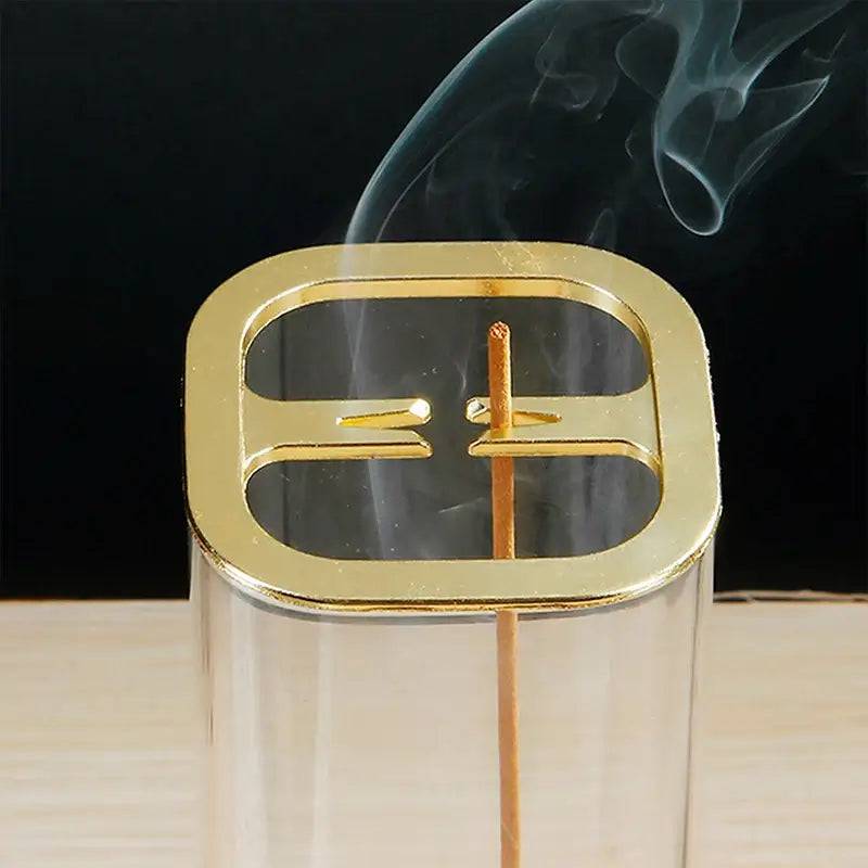 2 in 1 Glass Incense Burner with Backflow Design