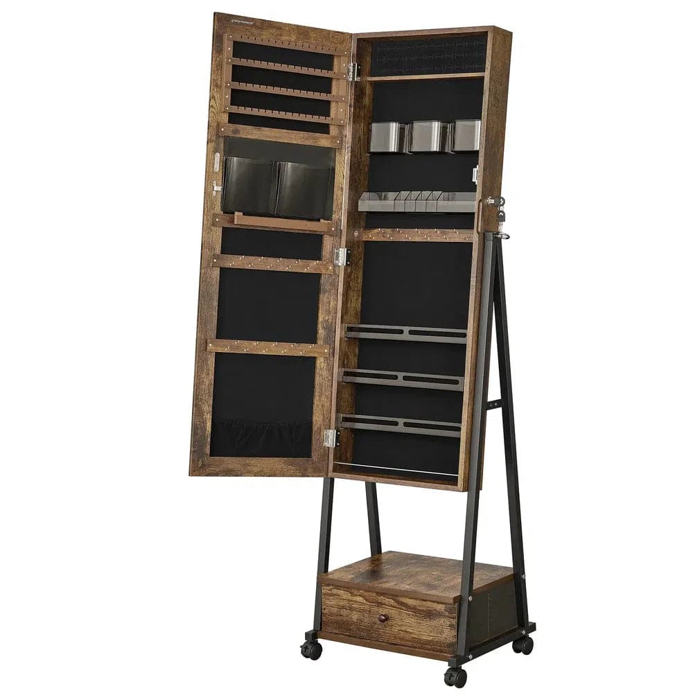 Modern Jewellery Cabinet with Mirror