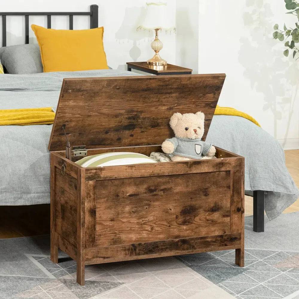 Wooden Storage Chest Toy Box with Lid