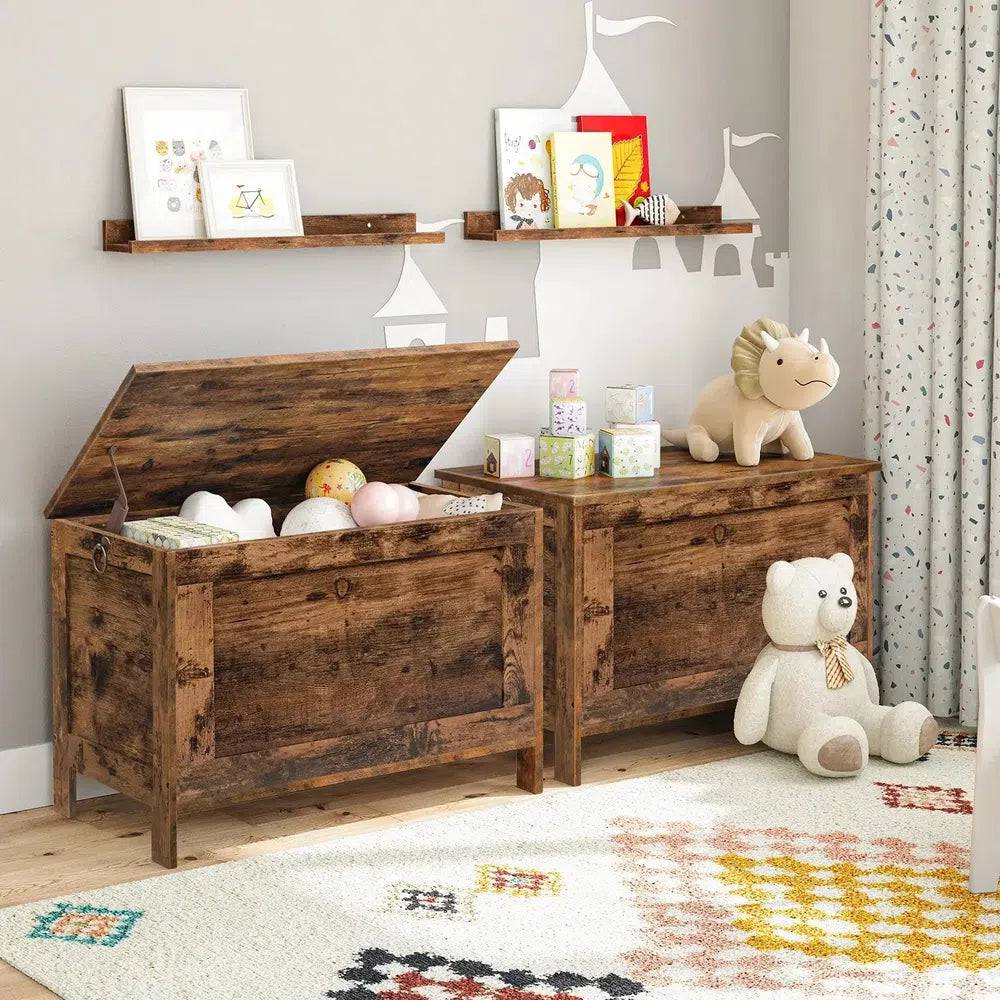 Wooden Storage Chest Toy Box with Lid