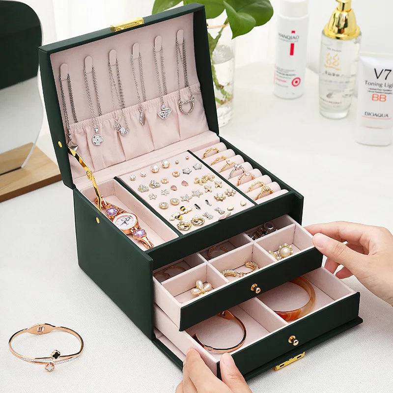 Three-layer Jewellery Storage Box