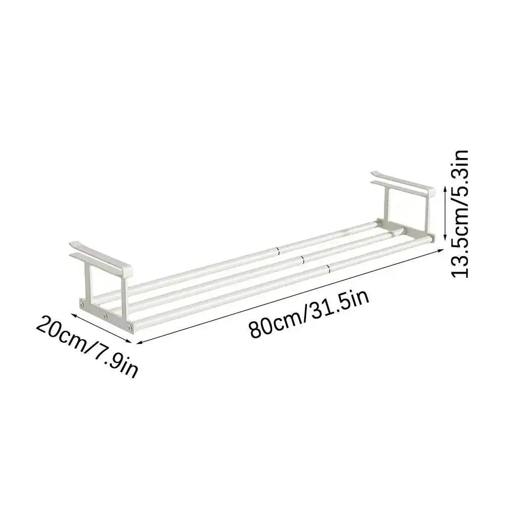 Retractable Shoe Rack & Hanging Basket Organiser