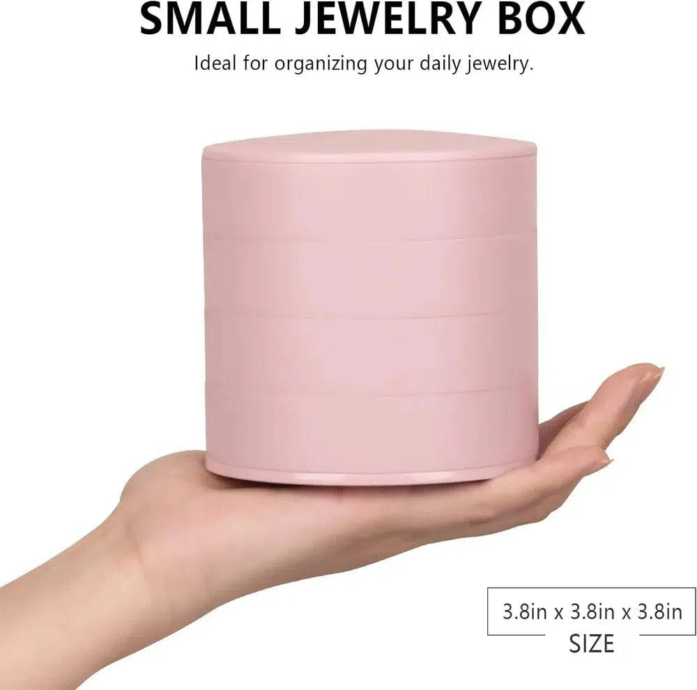 Rotating Jewellery Storage Box with Lid