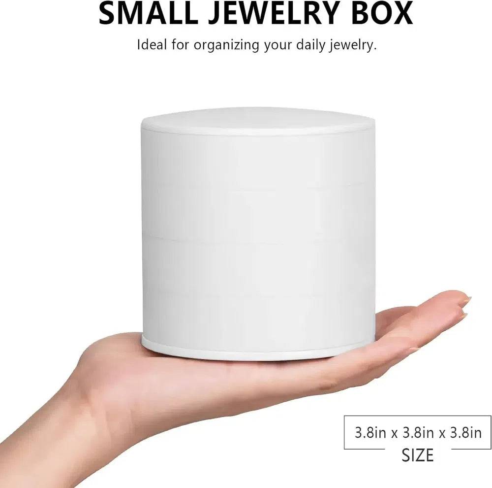 Rotating Jewellery Storage Box with Lid