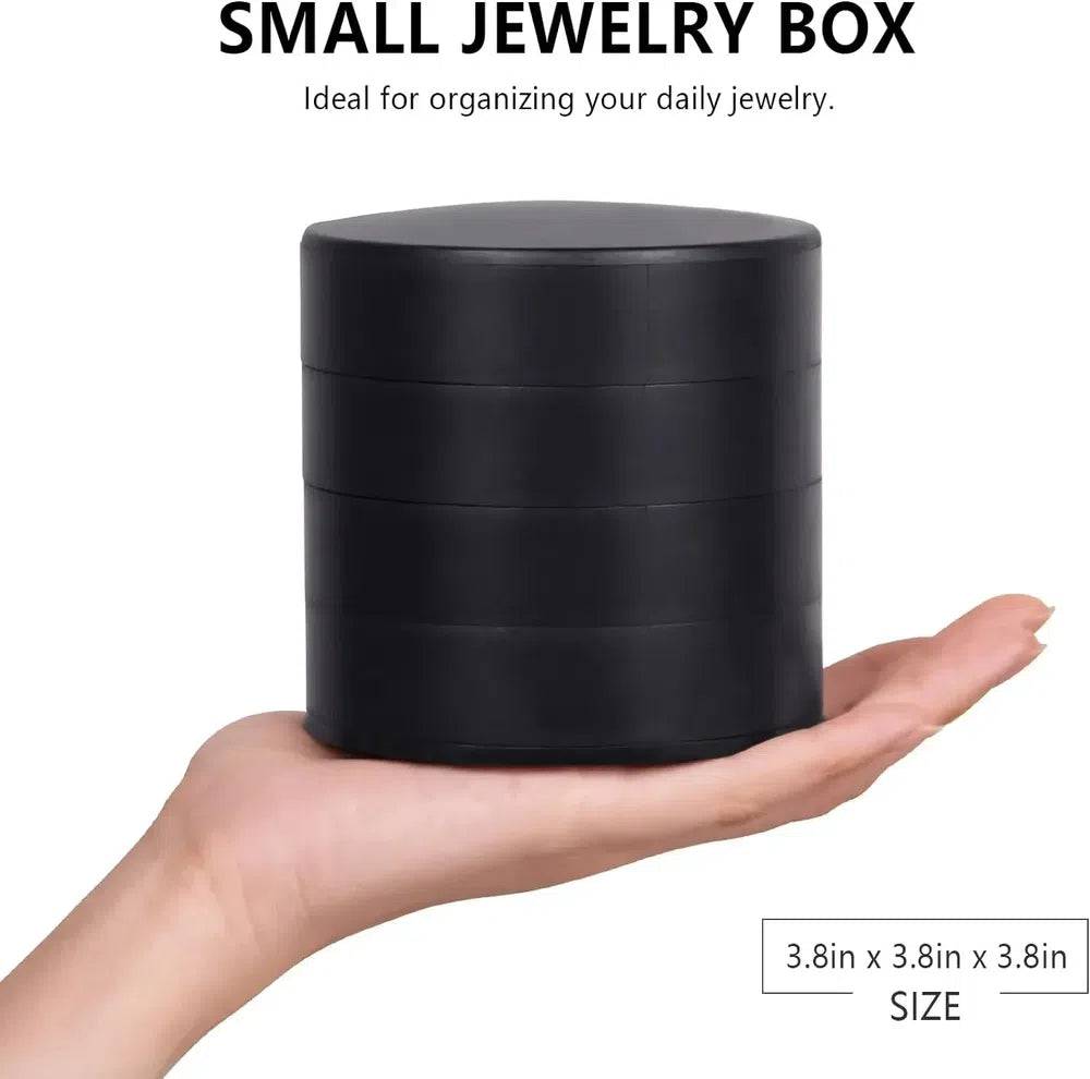 Rotating Jewellery Storage Box with Lid