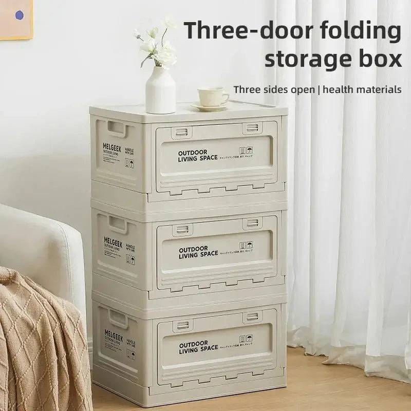 Multi-Use Storage Box with Wooden Lid