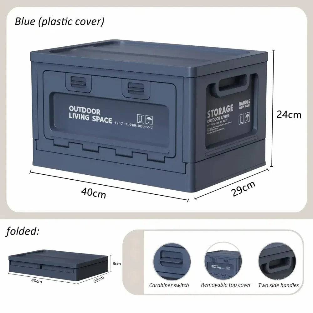Multi-Use Storage Box with Wooden Lid