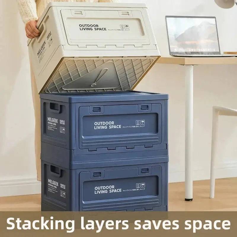 Multi-Use Storage Box with Wooden Lid