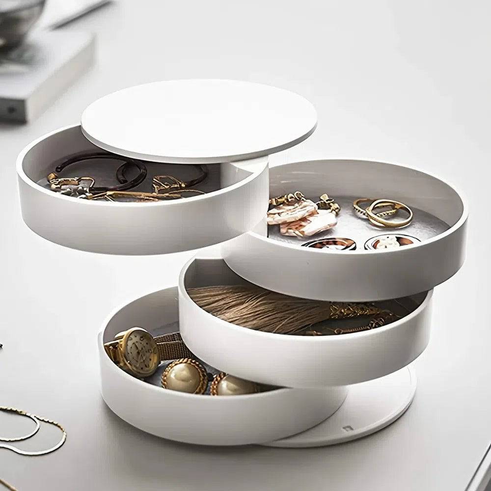 Rotating Multi-Layer Desktop Storage Box