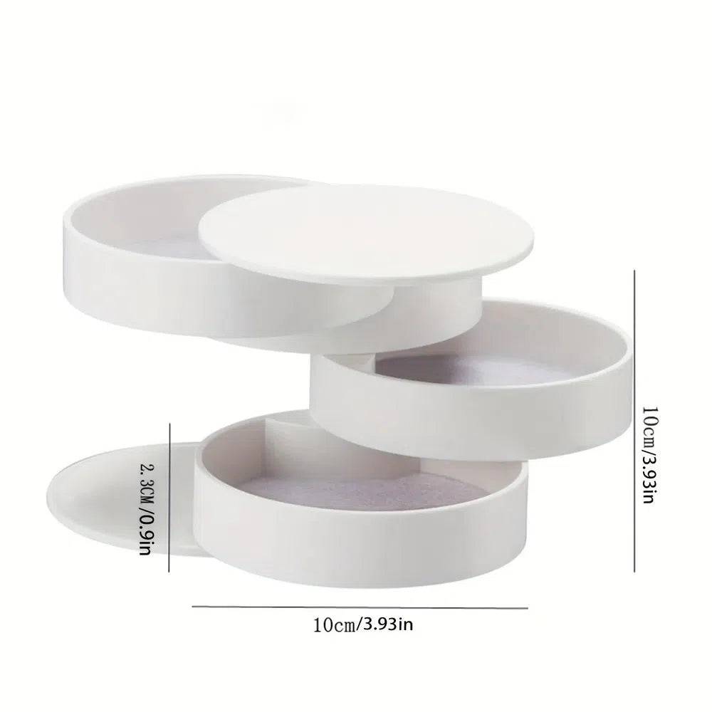 Rotating Multi-Layer Desktop Storage Box