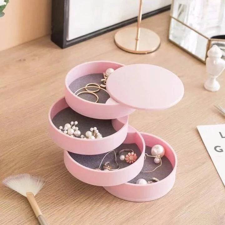 Rotating Multi-Layer Desktop Storage Box
