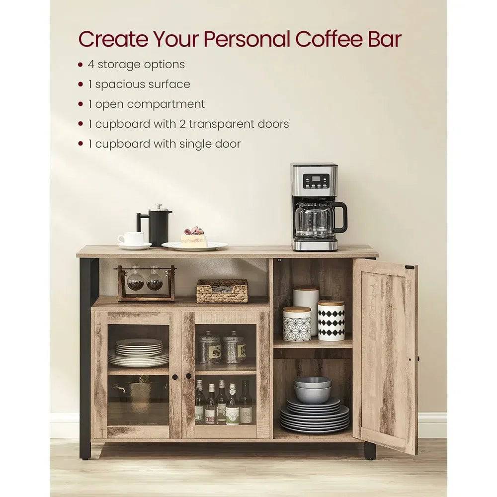 Modern Sideboard Storage Cabinet with Three Doors