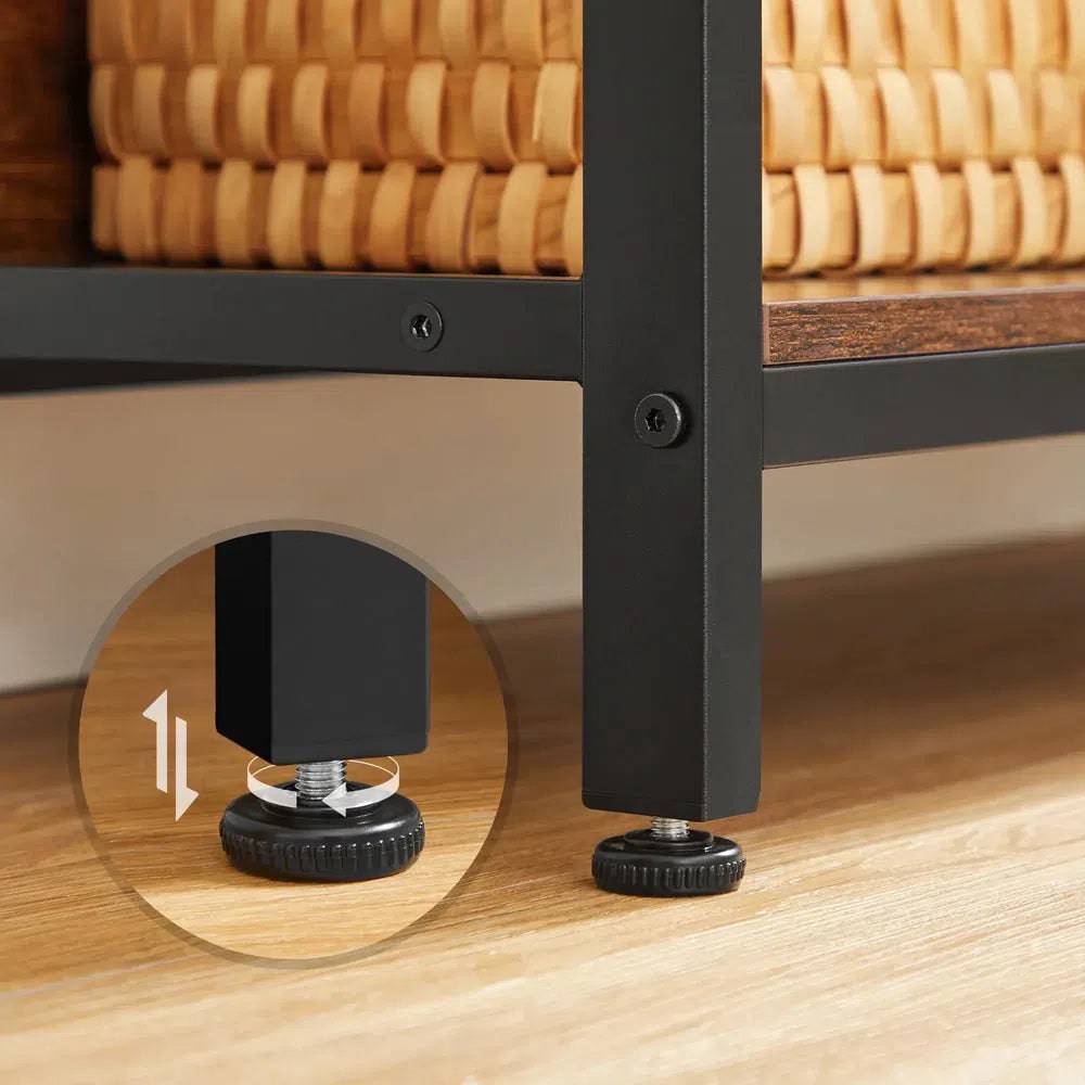 Modern Eight-Compartment Open Storage Bookcase