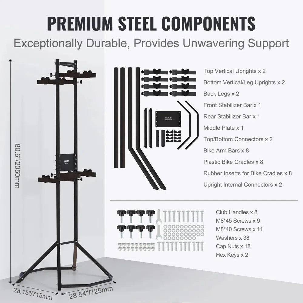 Wall-Mounted Bike Rack