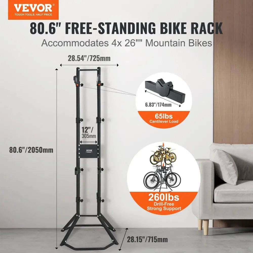 Wall-Mounted Bike Rack