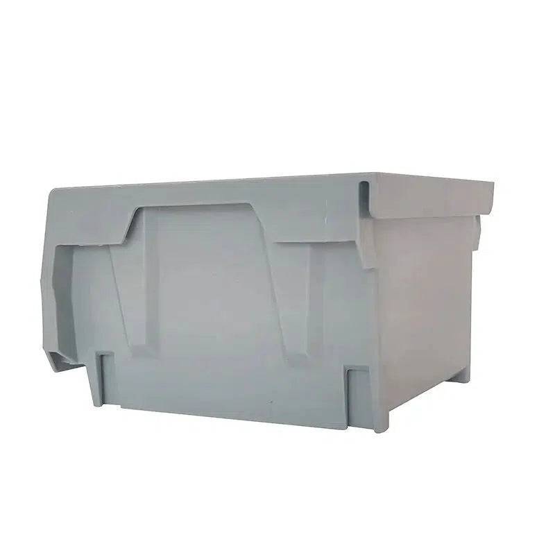 Stackable Grey Plastic Storage Parts Bins