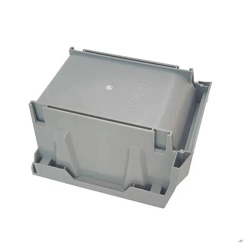 Stackable Grey Plastic Storage Parts Bins