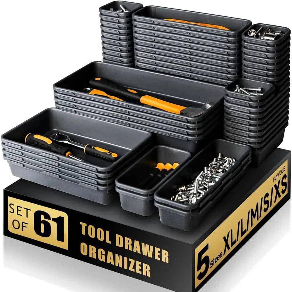 Interlocking Shallow Tool Drawer Organisers