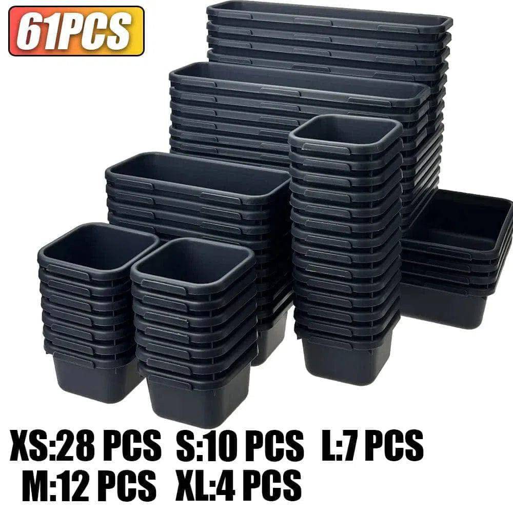 Interlocking Shallow Tool Drawer Organisers