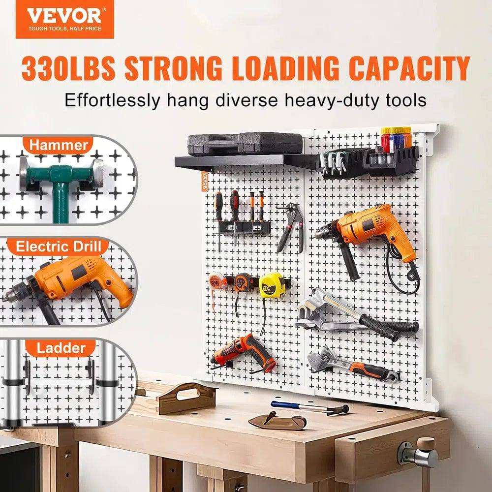 Wall-Mounted Pegboard Tool Organiser