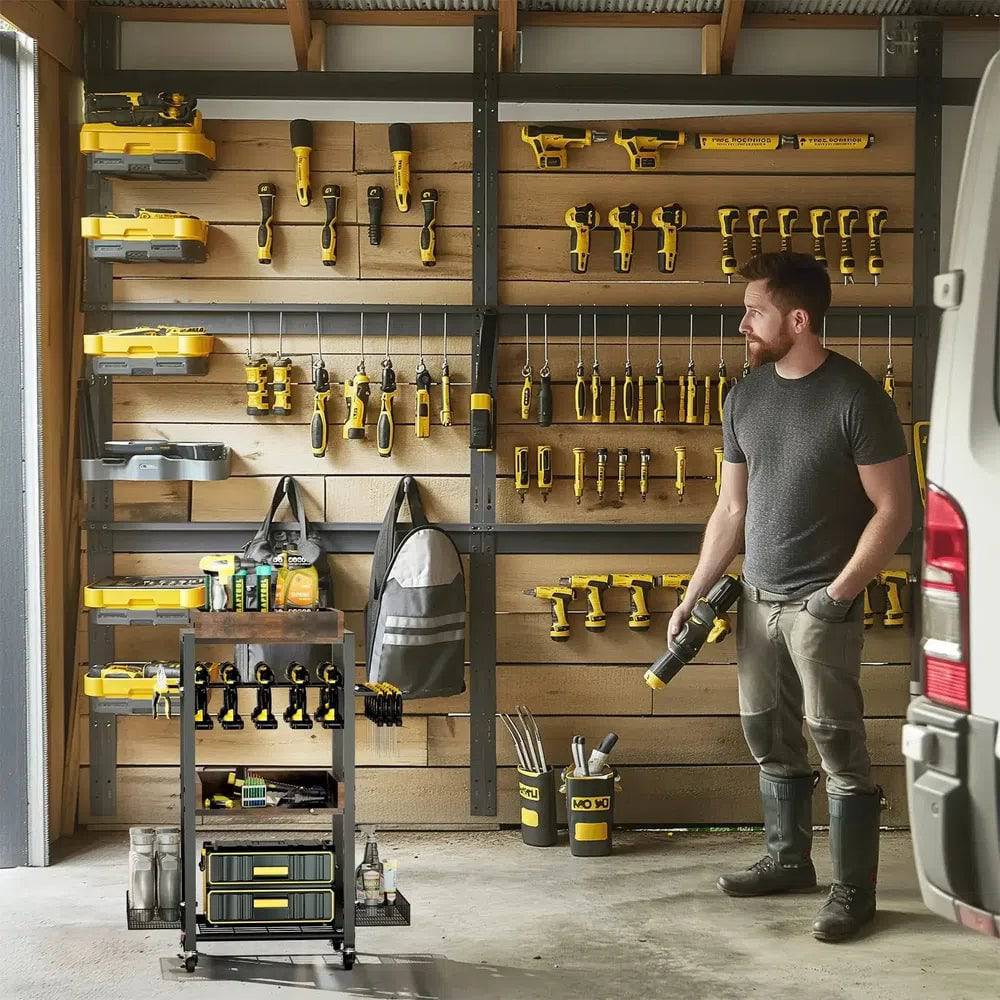 4-Tier Rolling Tool Organiser Cart