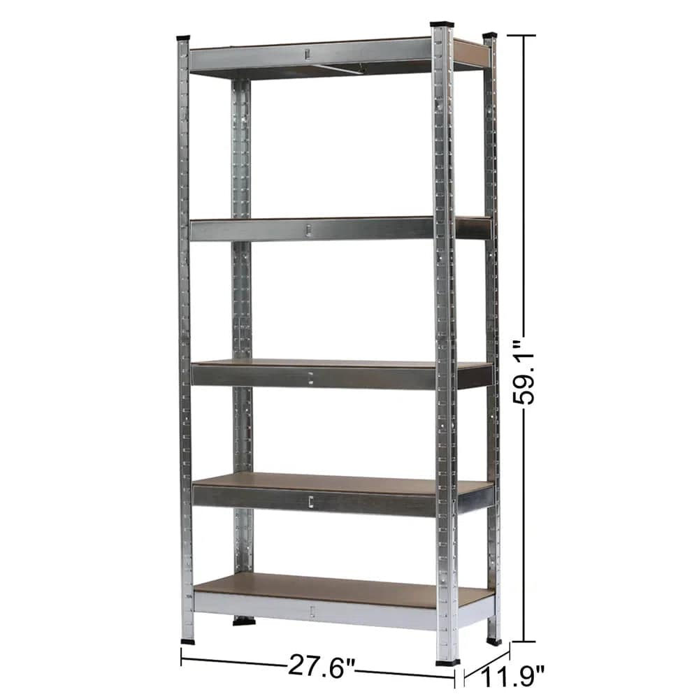 5-Tier Heavy Duty Metal Garage Shelving