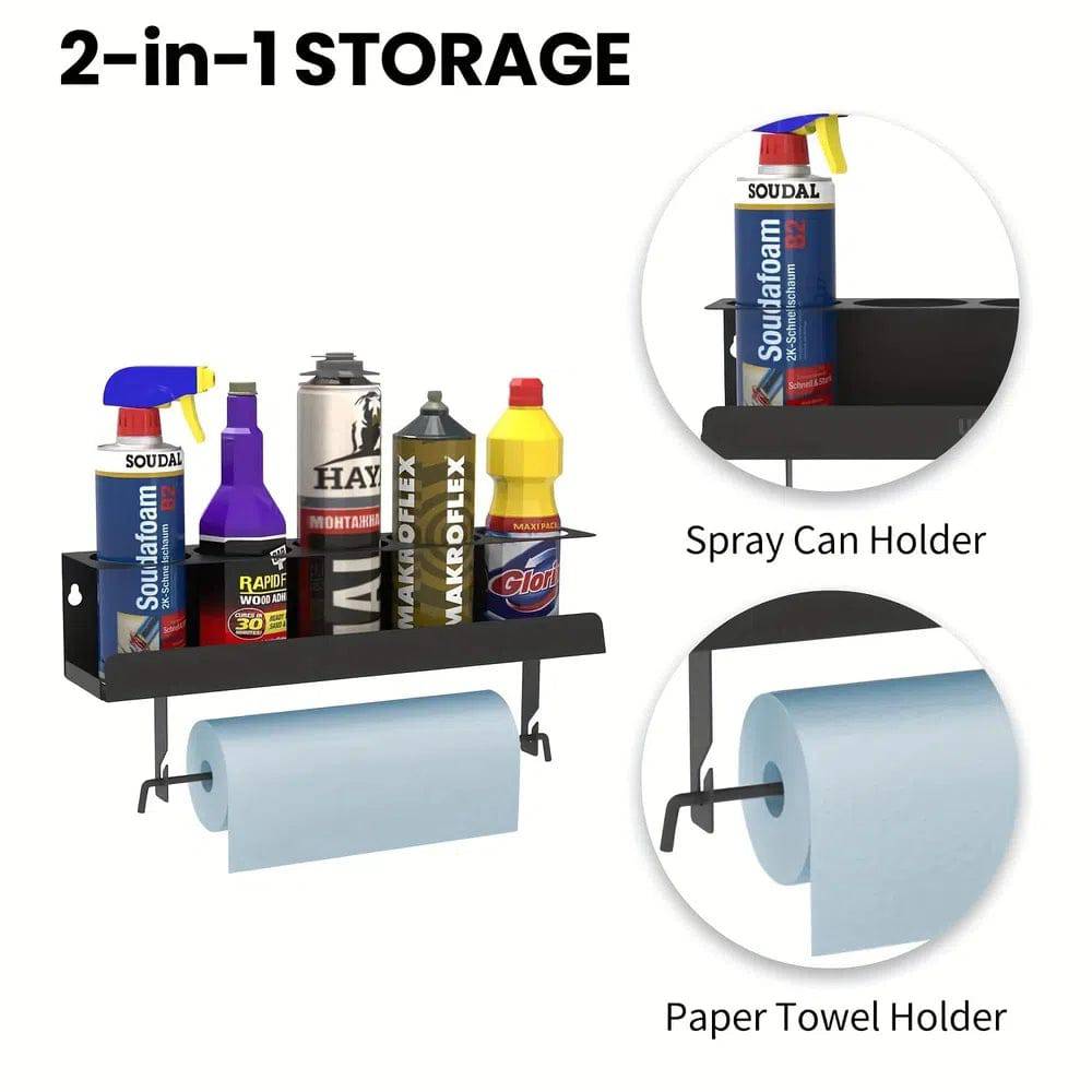 Aerosol Spray Can/Paper Towel Holder