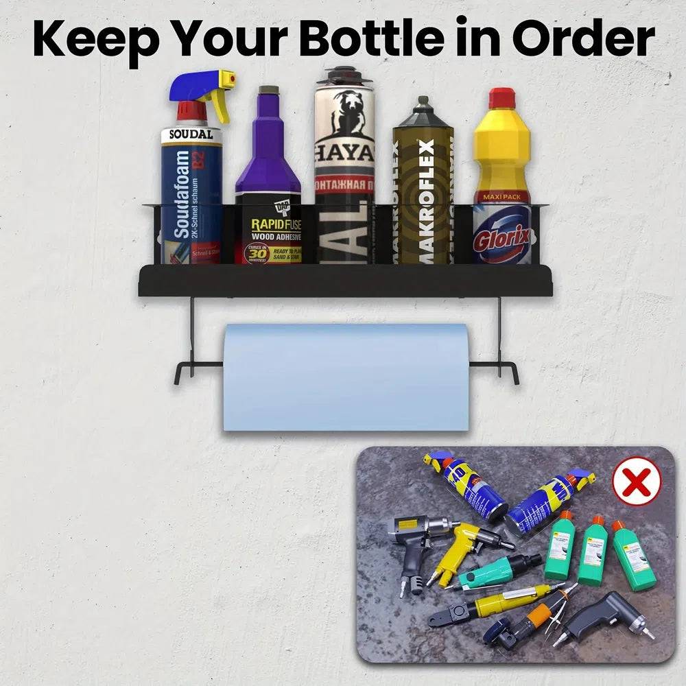 Aerosol Spray Can/Paper Towel Holder